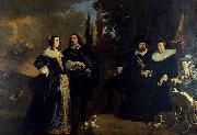 Bartholomeus van der Helst Portrait of a Family oil painting on canvas